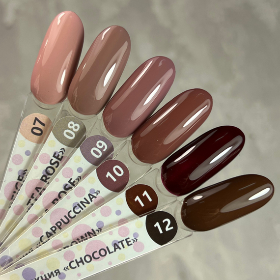 Гель-лак ТМ &quot;HIT gel&quot; №10 Cappuccino, 9 мл