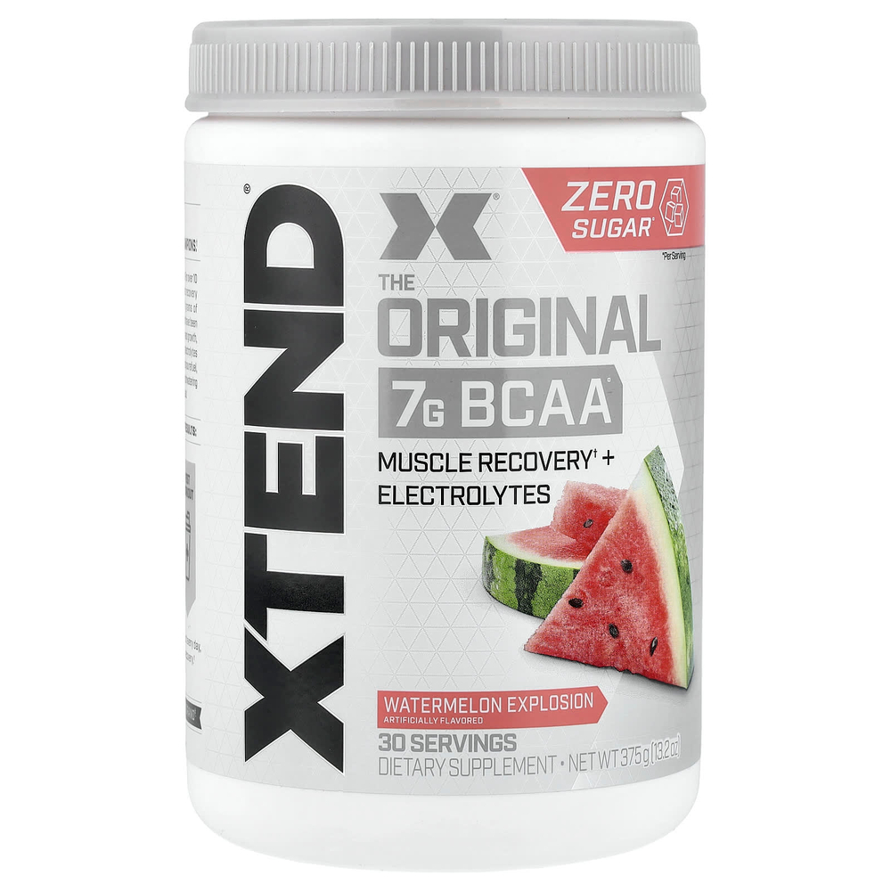 XTEND, 7 г аминокислот с разветвленной цепью (BCAA), со вкусом арбуза, 375 г (13,2 унции)