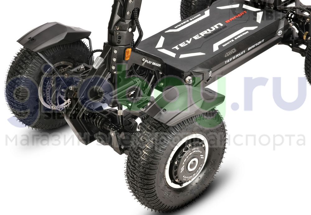 Электросамокат WHITE SIBERIA TEVERUN BANDIT 4x4 7200W 60V/60AH фото №28