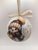 Набор ёлочных шаров "Снеговичок" 6шт