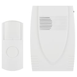 Звонок дверной ЭРА C71 беспроводной белый 6 мелодий | Электрозвонки беспроводные