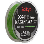 Шнур Daiwa J-Braid X4 135м 0.19мм 10.2кг Yellow 1шт 23lb 12740-019