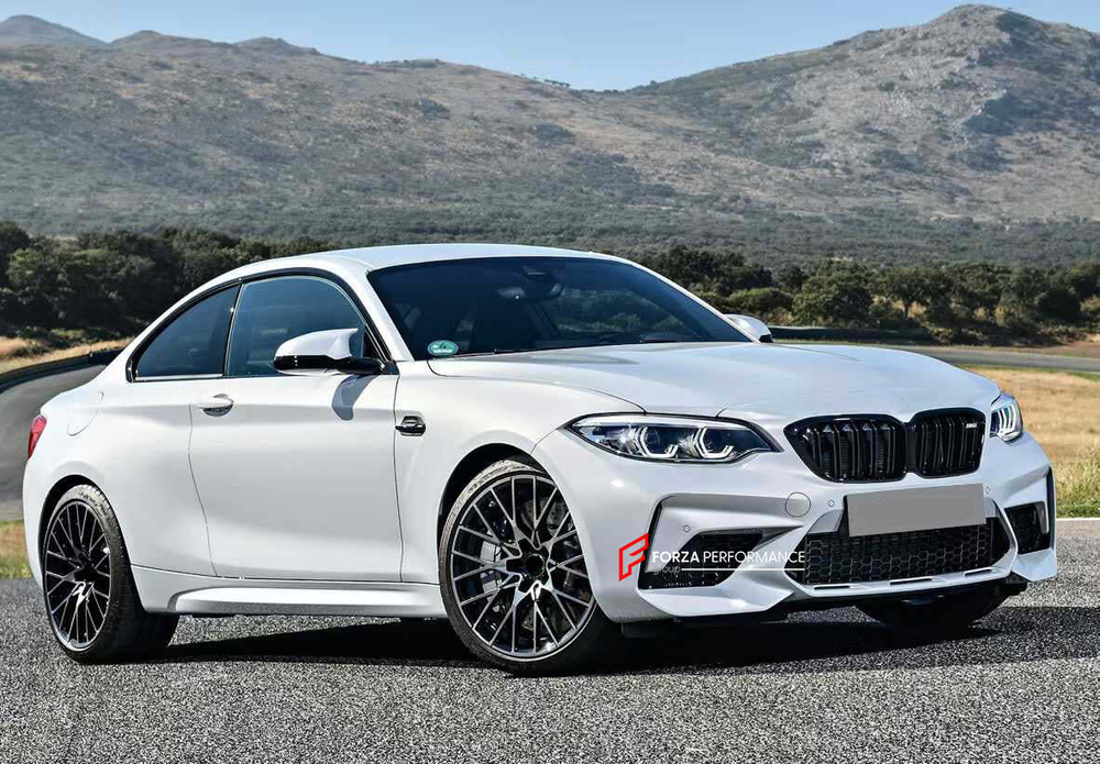 Обвес для BMW 2 серии F22 F23 F87 Передний бампер 2014-2020 БМВ