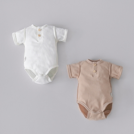 Боди с коротким рукавом, 2 шт (капучино+экрю)