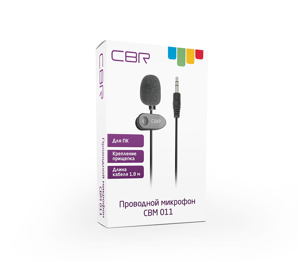 Микрофон "петличка" CBR CMB 011 (Джек 3,5мм.)