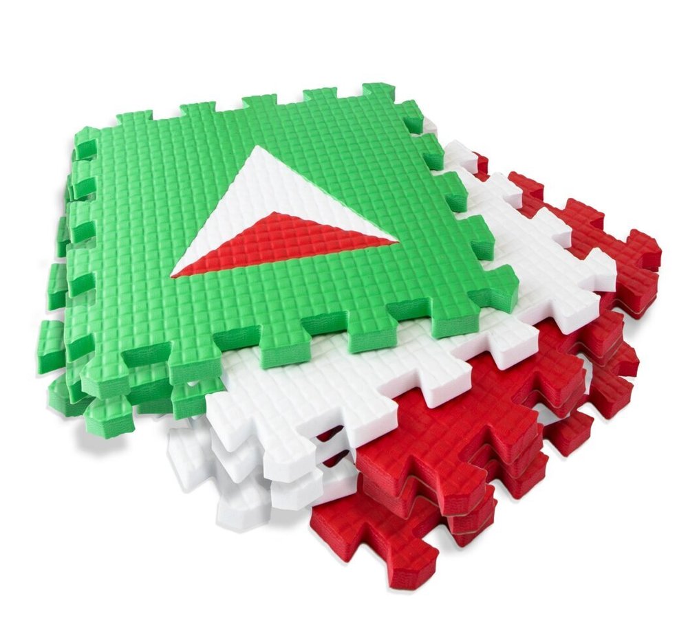 Покрытие напольное геометрия 3D 33х33х9/45шор (9 шт)