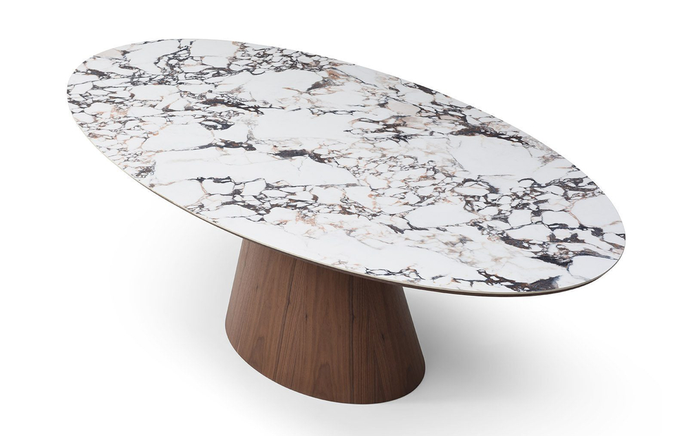 Стол DT2483 (230) глянцевая керамика ARABESCATO