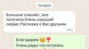 tspektorov: Большое спасибо , все получила.Очень хороший сервис.Расскажу о Вас друзьям.