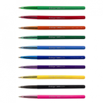 Набор шариковых ручек Alingar, "Point", 10 цветов, 0,7 мм, круглый, цветной пластиковый корпус, ПВХ чехол, европодвес