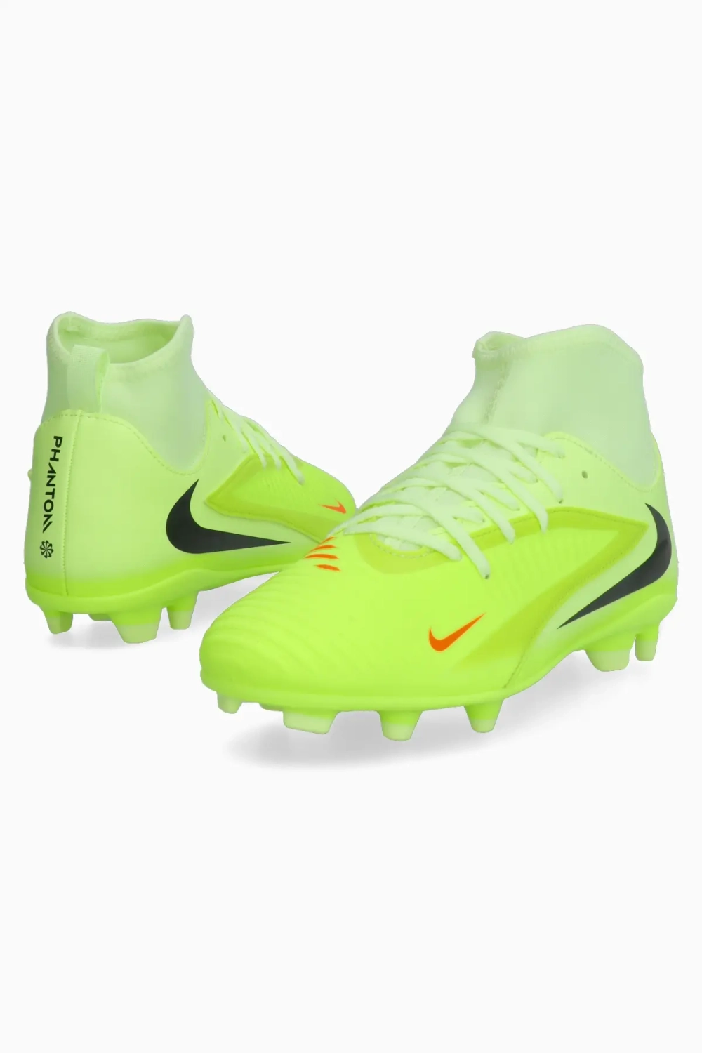 Бутсы Nike Phantom 6 High Club FG/MG Junior - желтый