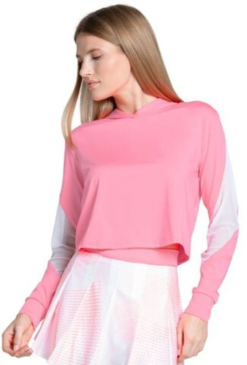 Женская теннисная футболка (dł. Рукава) Lucky in Love Sunset Spin Love - Розовый