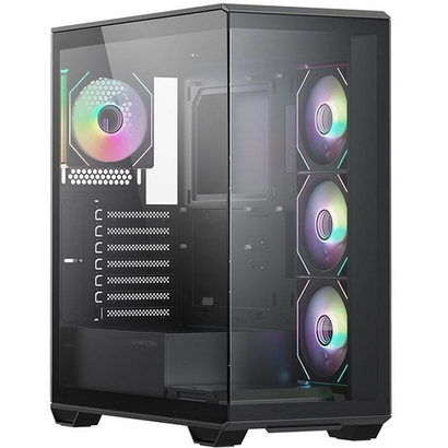 Корпус Midi-Tower XASTRA Q600 4ARGB-C10 Black (Q600-4FM12A-C10)