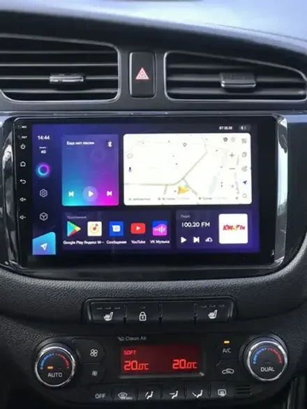 Магнитола для KIA Ceed 2 (JD) 2012-2018 (рамка глянцевая) - Teyes CC3L на Android 10, 8-ядер, CarPlay, 4G SIM-слот