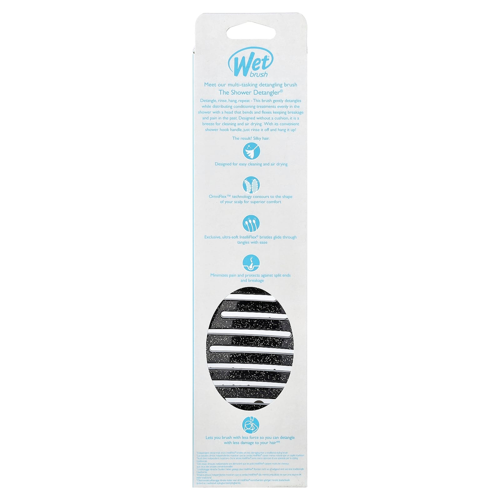 Wet Brush, щетка для душа Detangler®, черная, 1 шт.