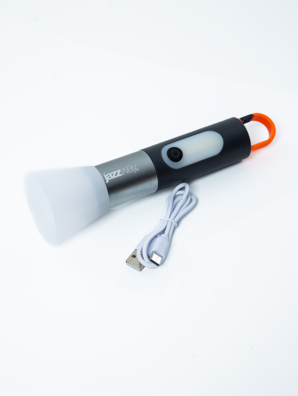 Фонарь ручной Фонарь JAZZway Accu1-L5W/L3W-bk, Li-Ion