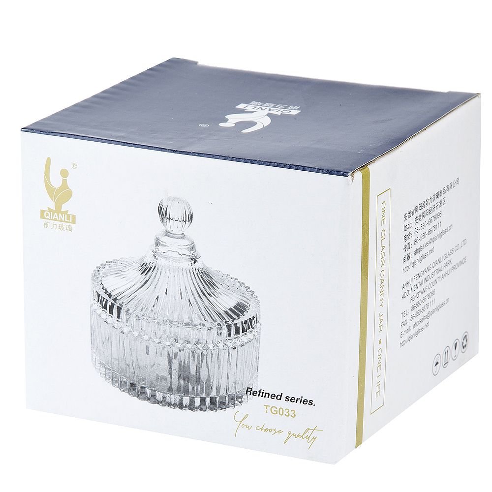 Сахарница с крышкой 10,5х12,5см (подарочная упаковка)