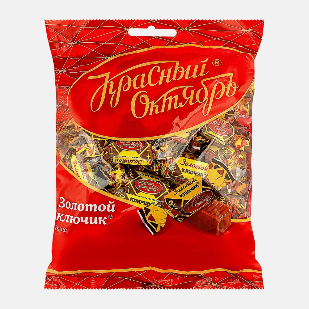 Конфеты Красный октябрь Ирис Золотой ключик 250г