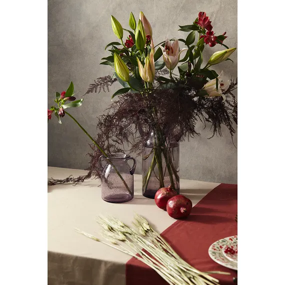 Ваза для цветов flowi, 29 см, фиолетовая