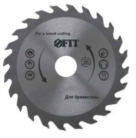Диск пильный для циркулярных пил по алюминию 185х20/16х60T FIT 37790