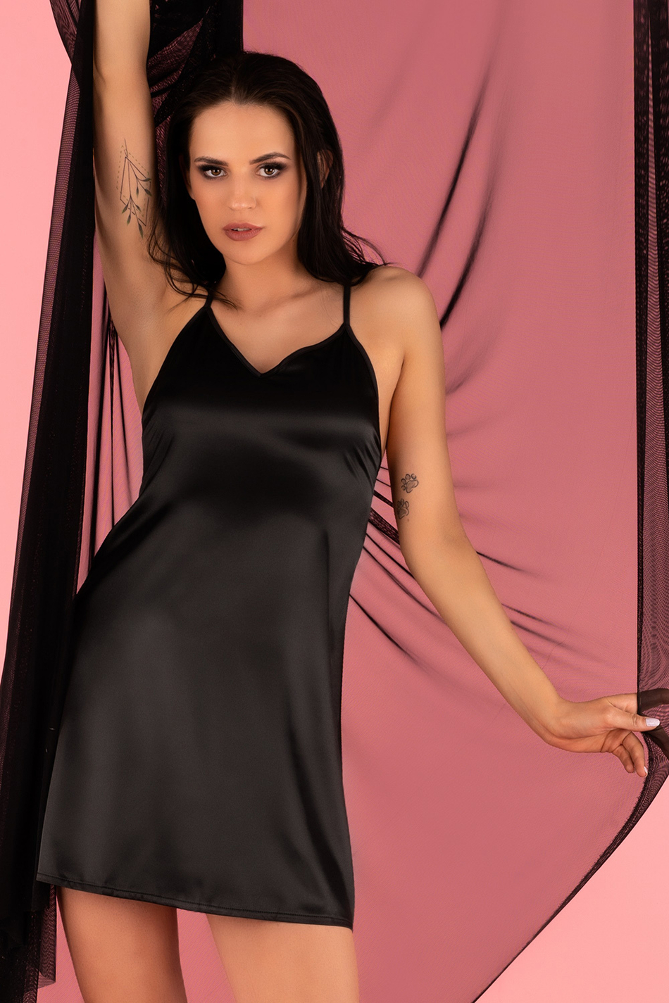 LC 90519 Mirdama koszula Black