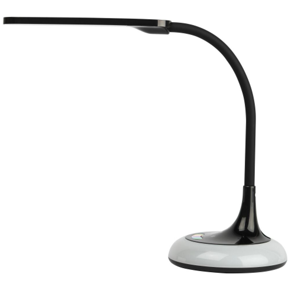 Настольный светильник ЭРА NLED-481-10W-BK светодиодный с RGB ночником черный