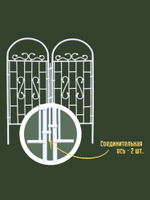 Арка-шпалера садовая