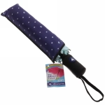 Зонт женский полуавтомат «Ультрамарин - Лагуна», микс 6 цветов, 8 спиц, d-100см, длина в слож. виде 28см, голубые цветы