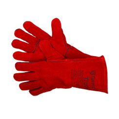 Краги Gward Track Red, из спилка, красного цвета