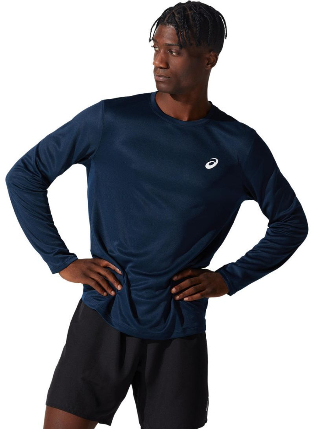 Мужская теннисная футболка Asics Core Longsleeve Top - french blue