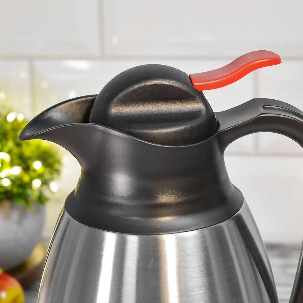 Термос 1,5л нерж "Конференция" с пластиковой крышкой