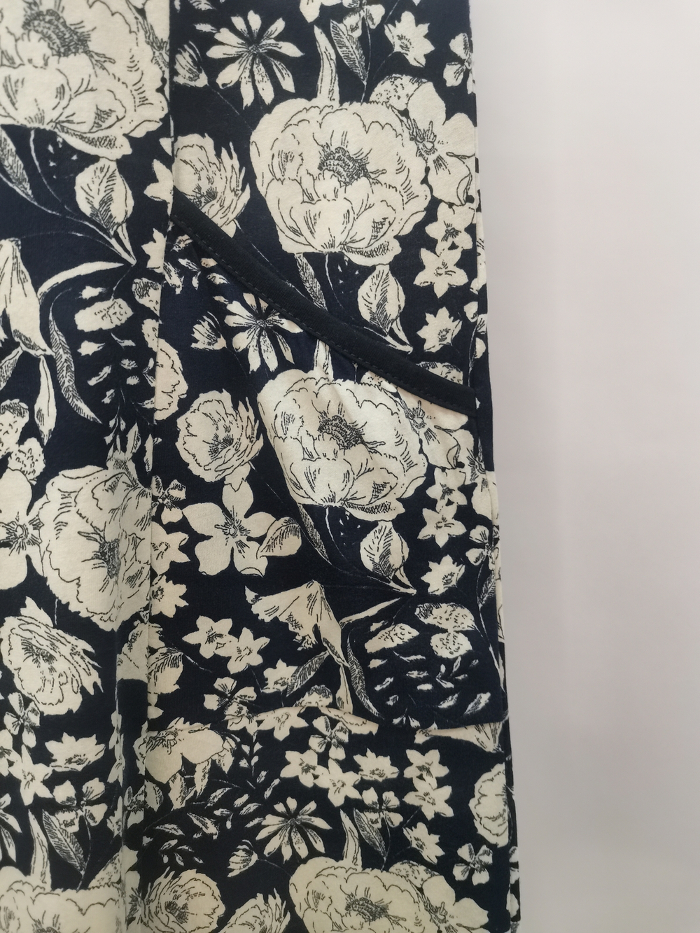 Платье П-012/синбелый-цветы