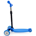 Самокат детский 3-х колесный колеса 150 мм, до 65 кг, голубой арт. 200820219