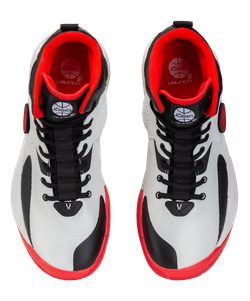 Кроссовки баскетбольные Launch MID, White/black/red