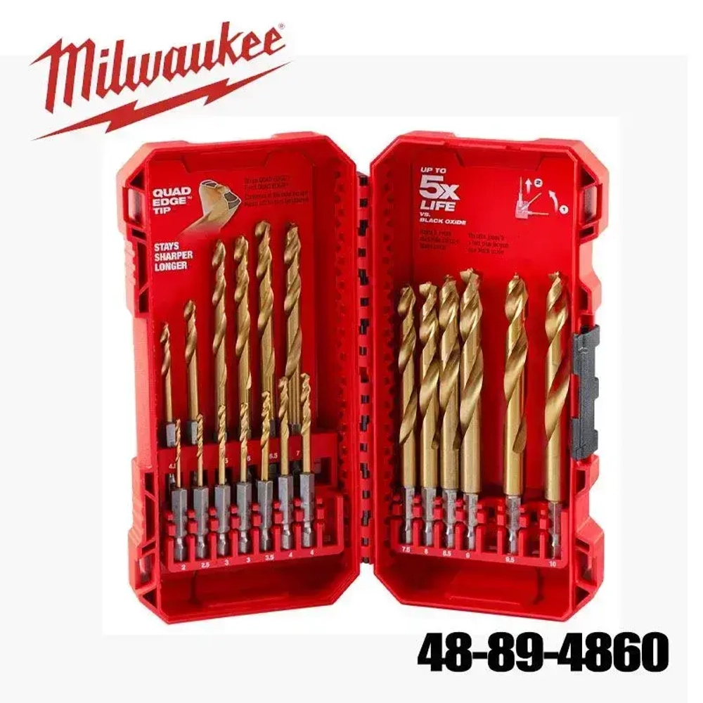 Milwaukee 48-89-4860 SHOCKWAVE Красный титановый костюм HELIX - 19 шт