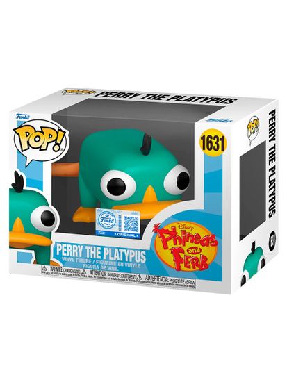 Фигурка Funko POP! Disney Phineas and Ferb Perry The Platypus (Exc) (1631) 87241 / Фигурка Фанко ПОП! по мотивам мультсериала "Финес и Ферб", Перри утконос. Товар уцененный