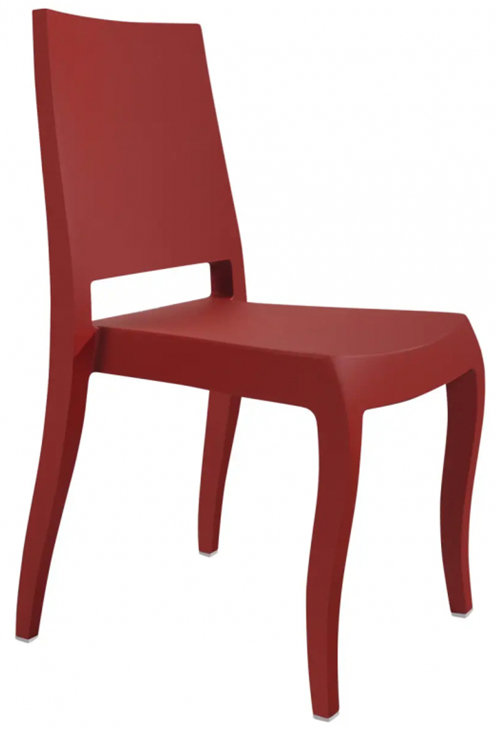 Стул пластиковый Papatya Class-X, кирпично-красный матовый