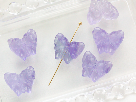 Бусина Бабочка 14.5мм, флюорит (в ассортименте)