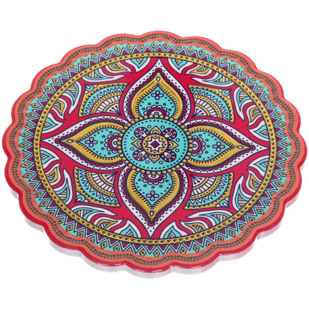 Подставка керамическая 16 см «Марракеш» розовая