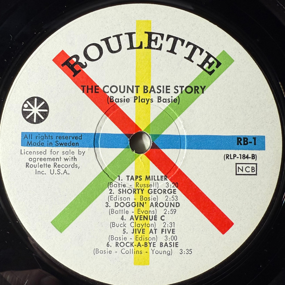 The Count Basie Orchestra ‎– The Count Basie Story 2LP (Швеция 1969г.)