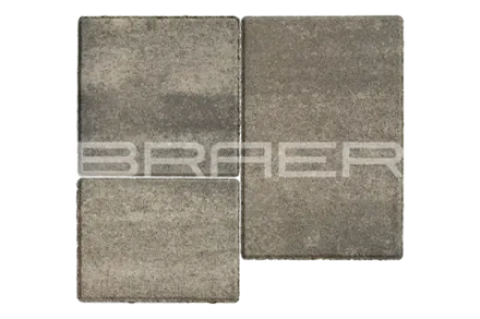 Тротуарная плитка Braer Старый город Венусбергер, Color Mix Туман, 40 мм