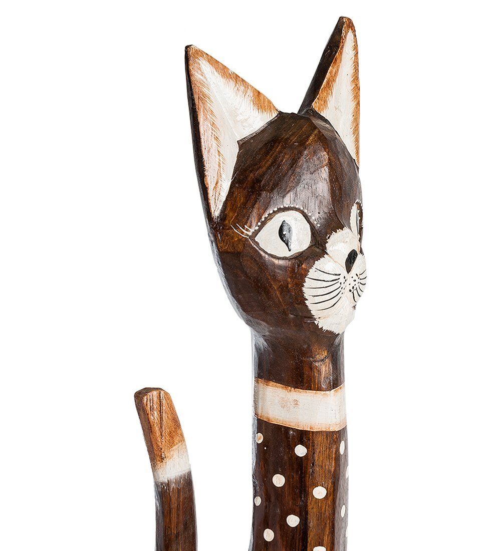 99-145 Статуэтка «Кошка» 80 см (албезия, о.Бали)