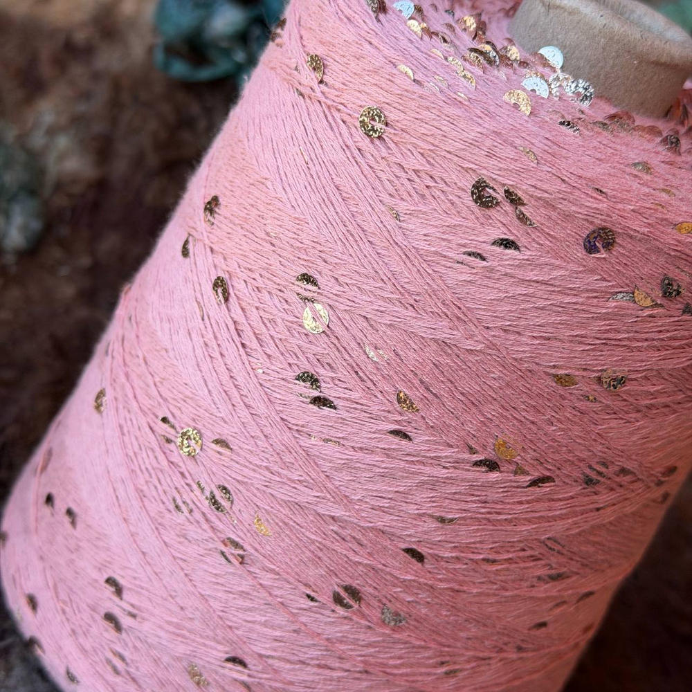 Пайетки 5 мм (Misha) Пудра