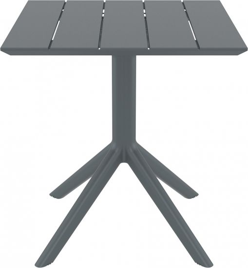 Стол пластиковый Paris Table 70 темно-серый