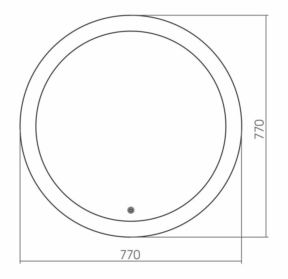 Зеркало GROSSMAN COSMO D77 с LED подсветкой