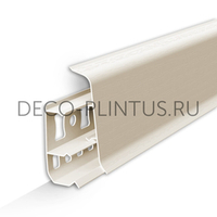 Плинтус Deconika 55 мм 033 Кремово-белый (55х21х2200 мм)
