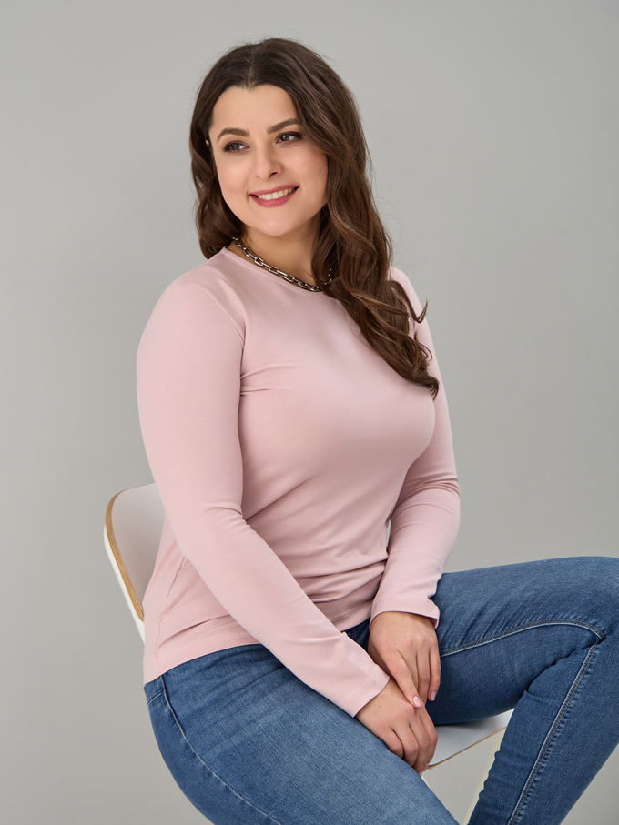 Лонгслив ЛНкл-081/натюрель