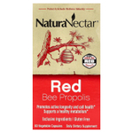 NaturaNectar, Красный пчелиный прополис, 60 вегетарианских капсул