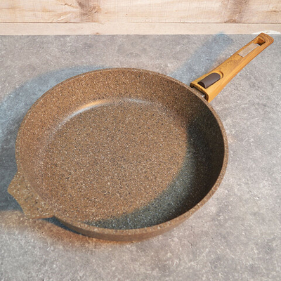 Сковорода 30см Premium mokko со съемной ручкой