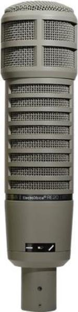 Electro-Voice RE20 динамический кардиоидный микрофон. Технология Variabe-D.