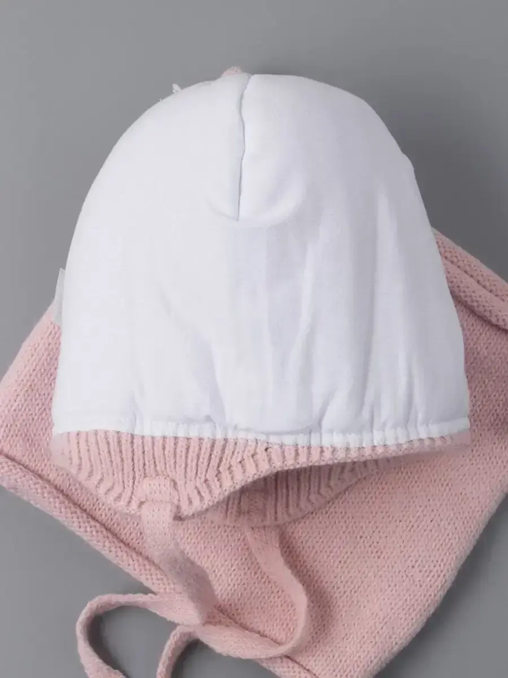 Шапка для девочки зимняя вязаная и снуд